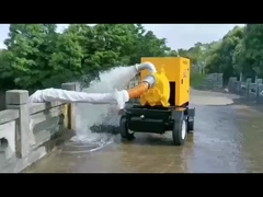 Camion pompatore diesel di grande capacità per il soccorso in caso di catastrofi naturali e per il trattamento delle acque reflue